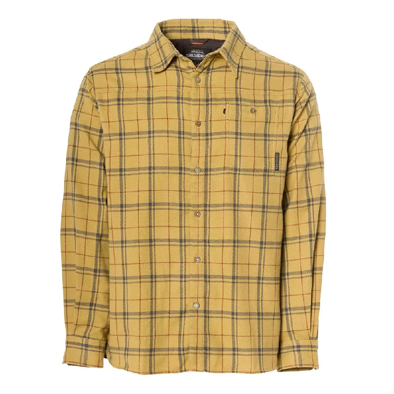 Fall Leaf Windowpane Plaid