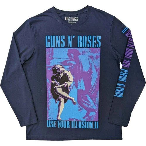 Guns N Roses Unisex Adult Get In The Ring Tour 1991-1992 Long-Sleeved T-Shirt