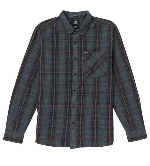 Volcom Heavy Twills Flannel Dark Slate