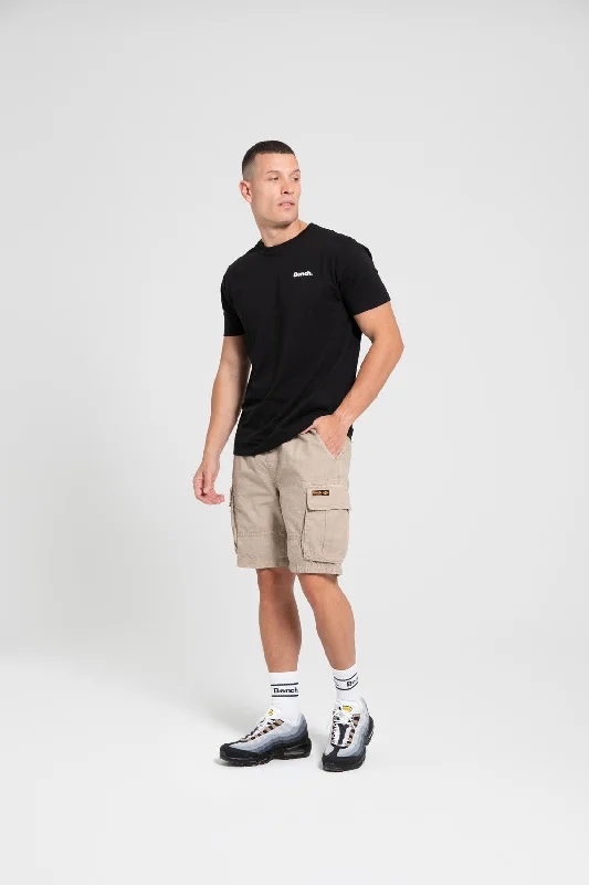 Mens 'VIDDI' Combat Shorts - STONE