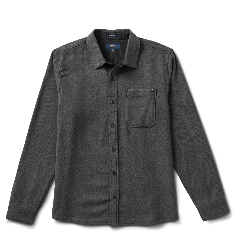 Crossroads Organic Cotton Flannel - Charcoal