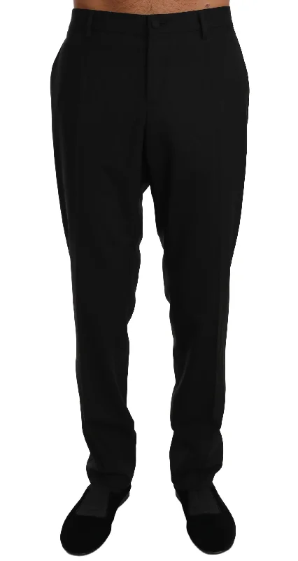Dolce & Gabbana Elegant Formal Wool Blend Men's Trousers