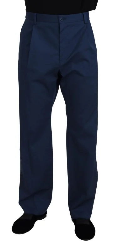 Dolce & Gabbana Elegant  Cotton Blend Pants for Men's Men
