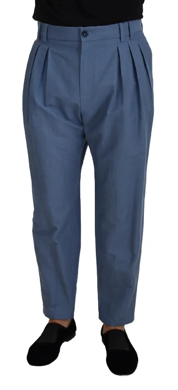 Dolce & Gabbana Elegant  Linen-Cotton Men's Pants