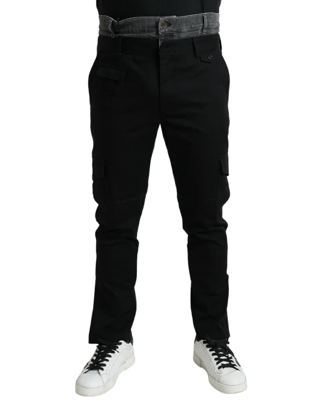 Dolce & Gabbana Elegant Skinny Cotton Stretch Men's Joggers