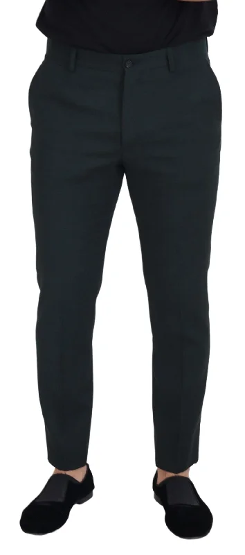 Dolce & Gabbana Elegant  Virgin Wool Men's Trousers