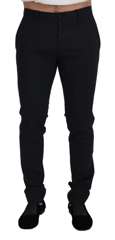 Dolce & Gabbana Elegant  Wool Blend Men's Trousers