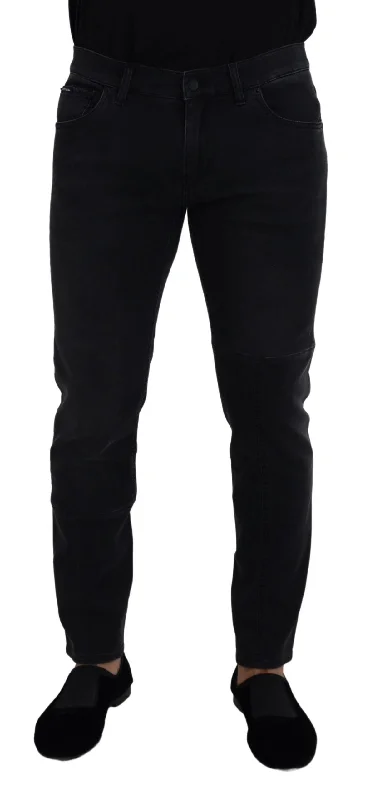Dolce & Gabbana Sleek  Cotton Blend blue Men's Pants