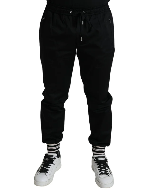 Dolce & Gabbana Sleek Skinny Cotton Jogger Men's Pants