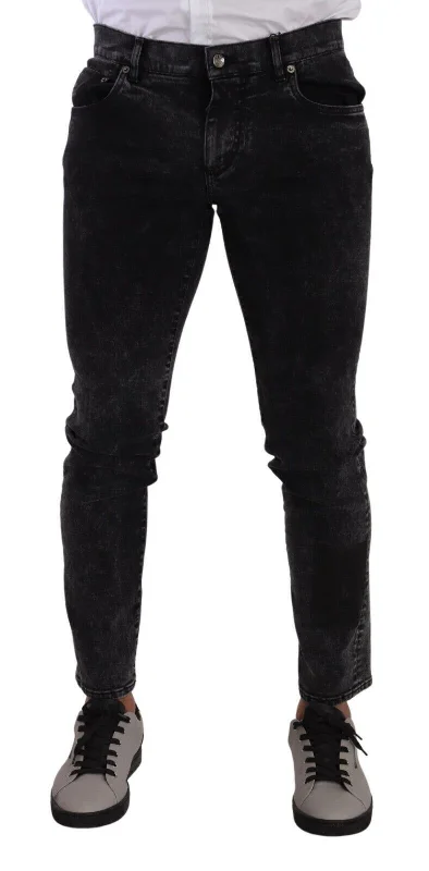 Dolce & Gabbana Sleek Slim-Fit Designer Jeans in  Men's