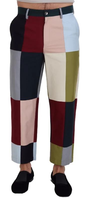 Dolce & Gabbana Stunning  Patchwork Men's Pants
