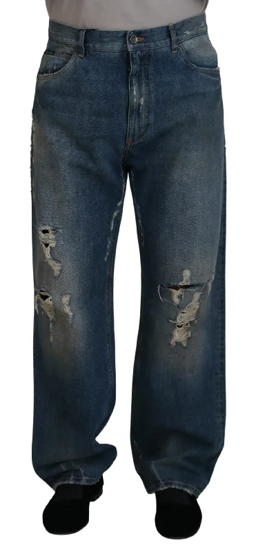 Dolce & Gabbana Stunning Tatte  Italian Men's Jeans