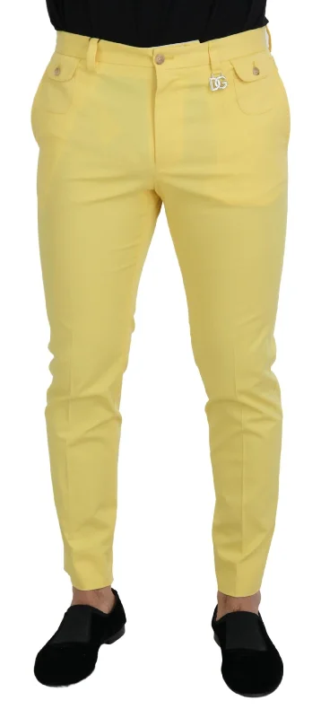 Dolce & Gabbana Sun-Kissed  Cotton Men's Trousers