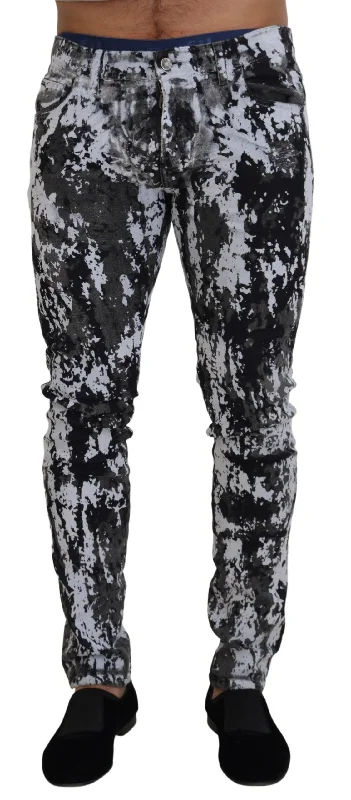 Dolce & Gabbana  Tie Dye blue Men's Extravaganza